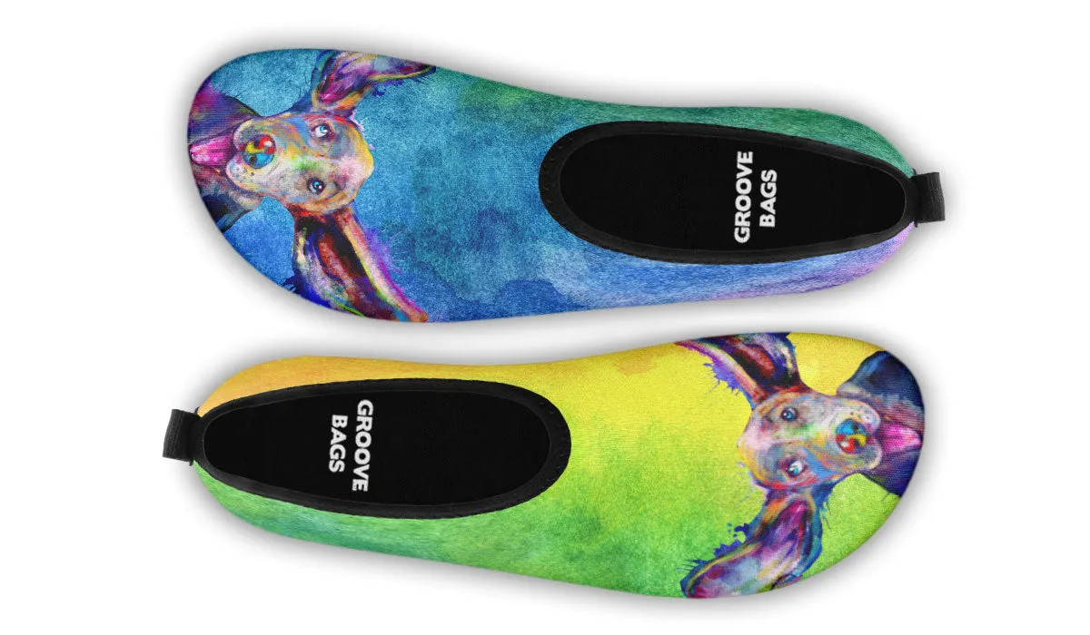 Rainbow Hound Aqua Barefoot Shoes