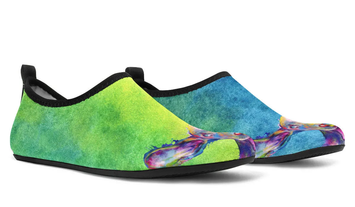 Rainbow Hound Aqua Barefoot Shoes