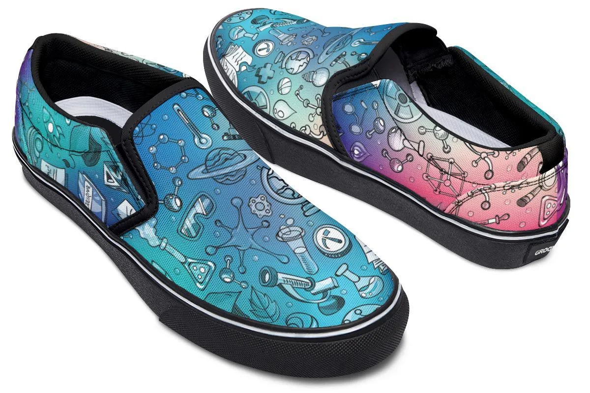 Rainbow Science Slip-On Shoes