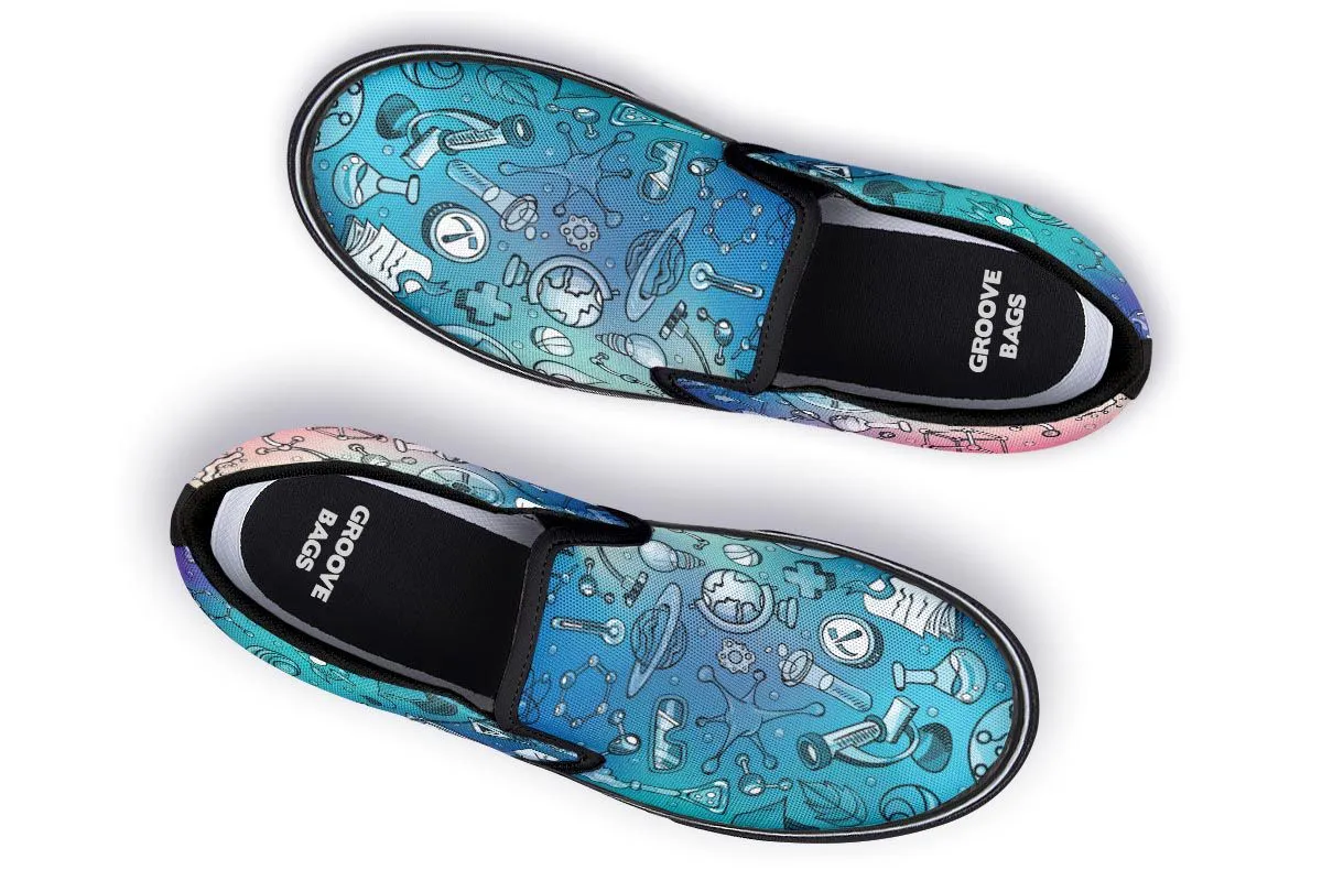 Rainbow Science Slip-On Shoes