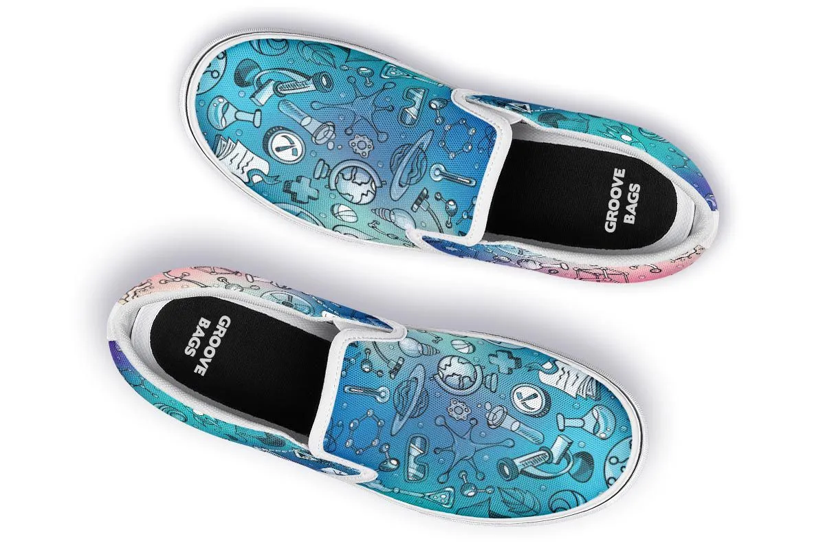 Rainbow Science Slip-On Shoes