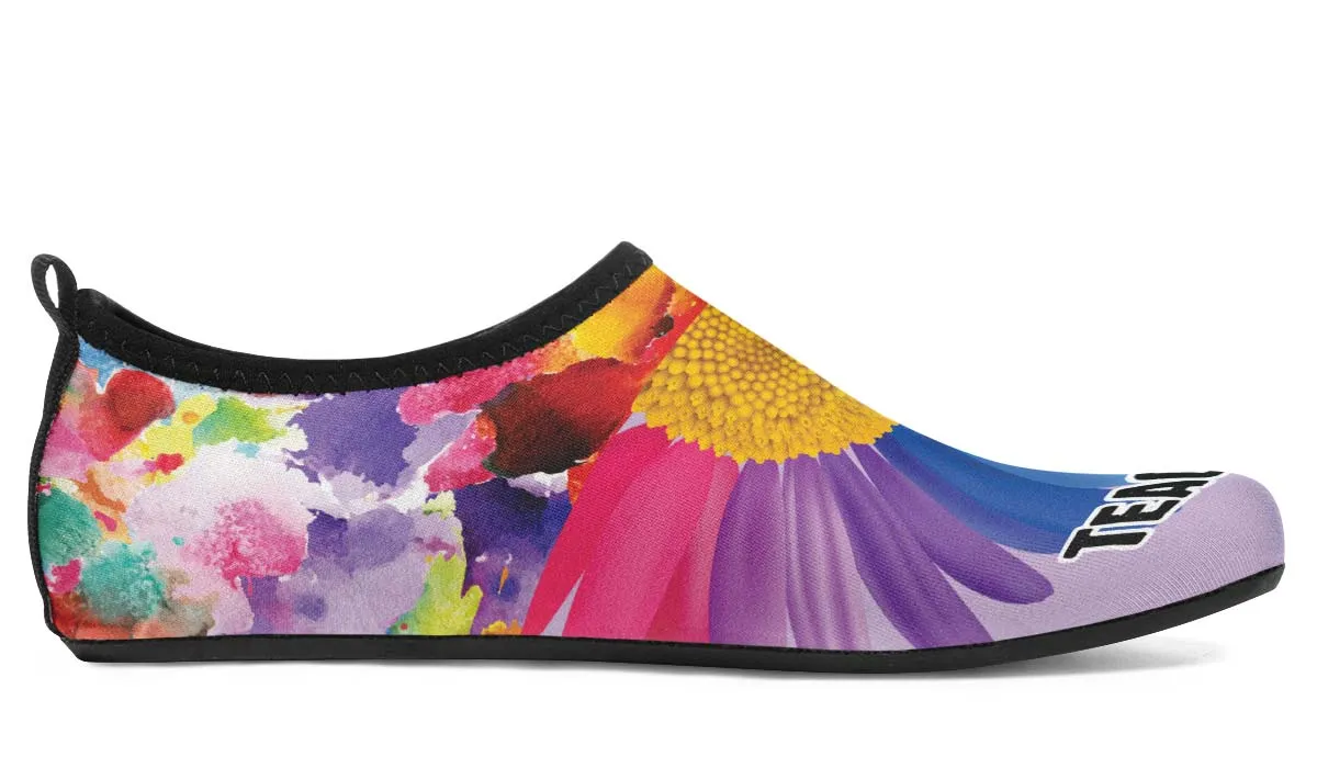 Rainbow Teacher Aqua Barefoot Shoes