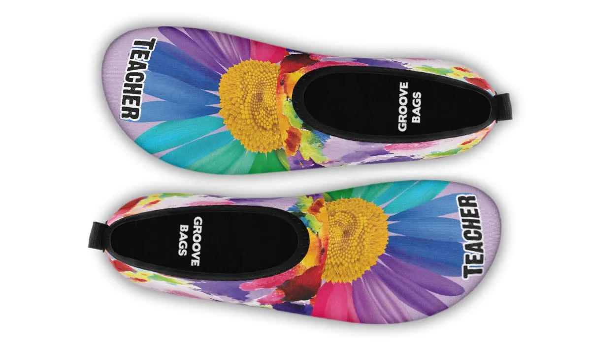 Rainbow Teacher Aqua Barefoot Shoes