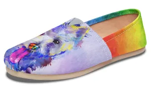 Rainbow Westie Casual Shoes