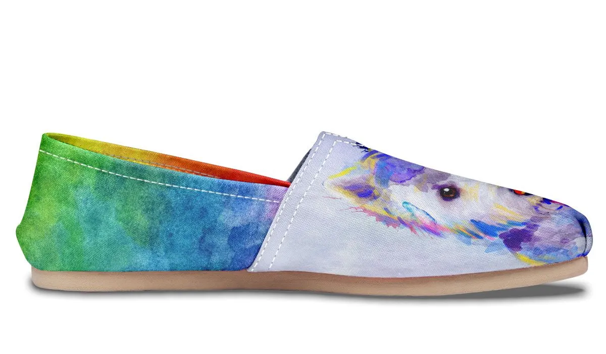 Rainbow Westie Casual Shoes
