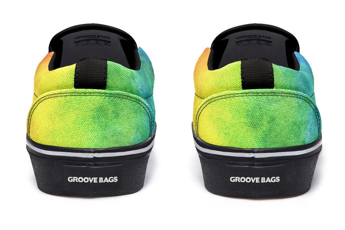 Rainbow Westie Slip-On Shoes
