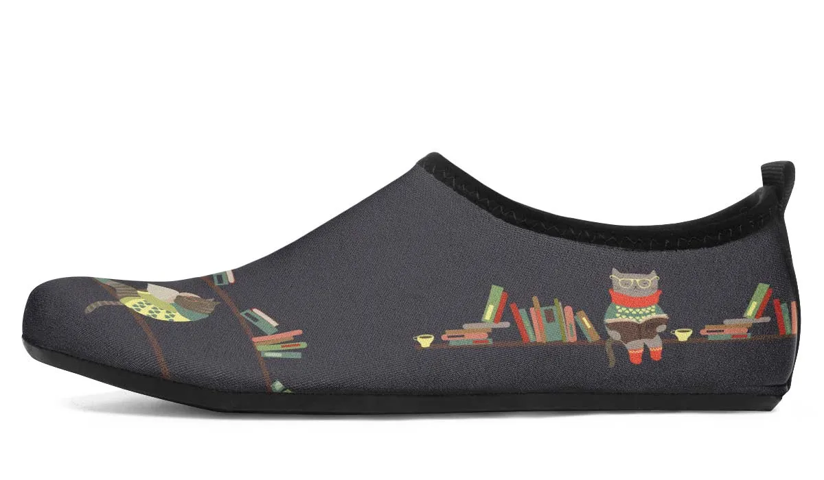 Reading Cats Aqua Barefoot Shoes