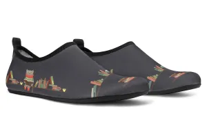 Reading Cats Aqua Barefoot Shoes