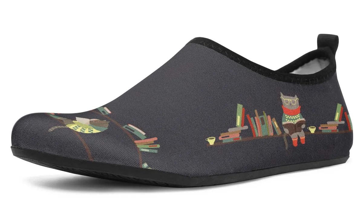 Reading Cats Aqua Barefoot Shoes