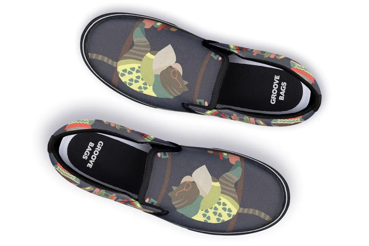 Reading Cats Slip-On Shoes