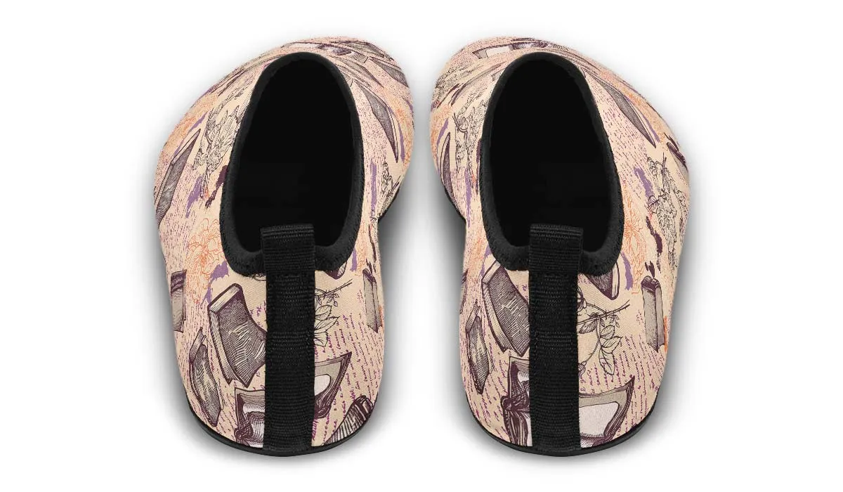 Reading Obsession Aqua Barefoot Shoes