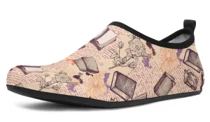 Reading Obsession Aqua Barefoot Shoes