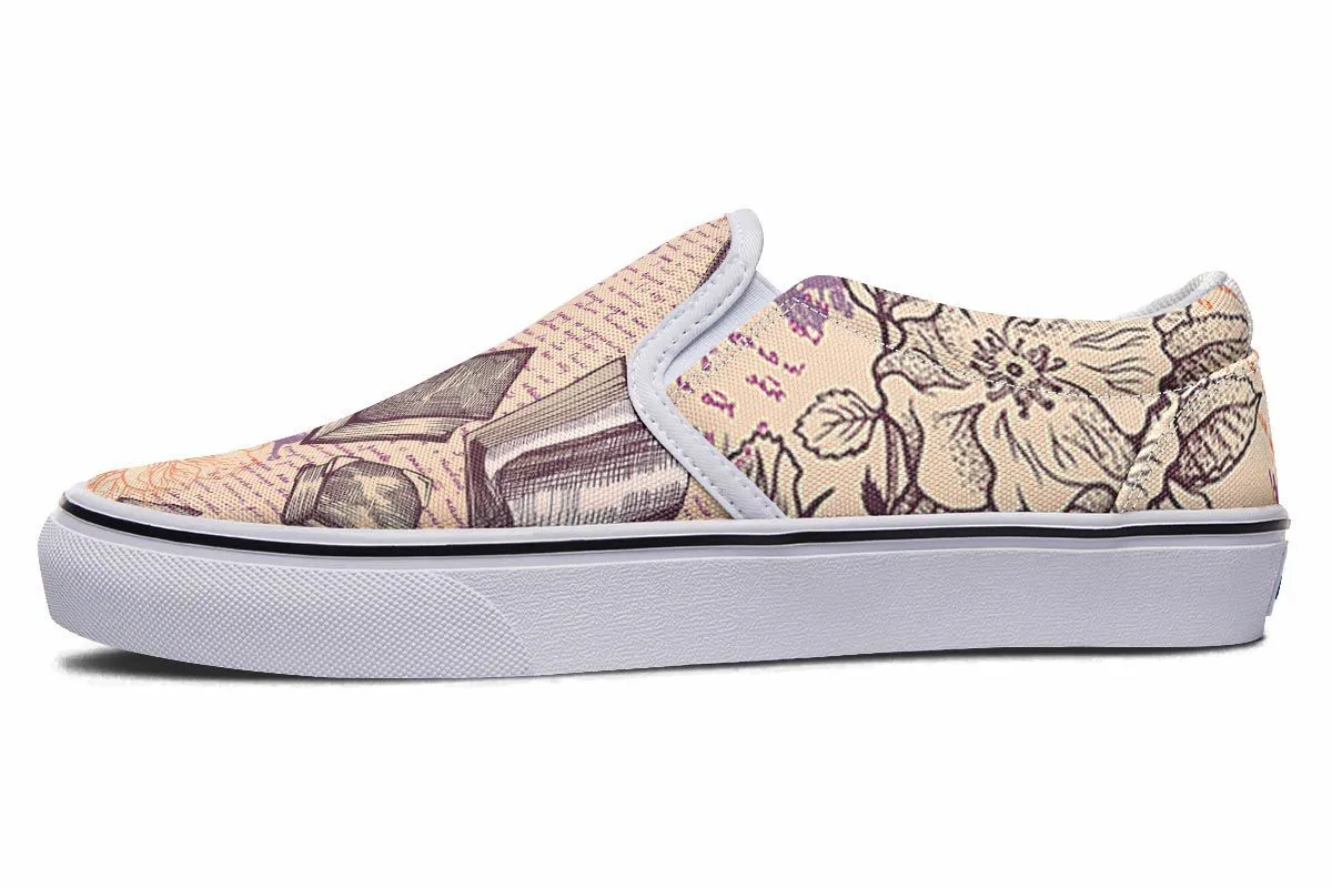 Reading Obsession Slip-On Shoes