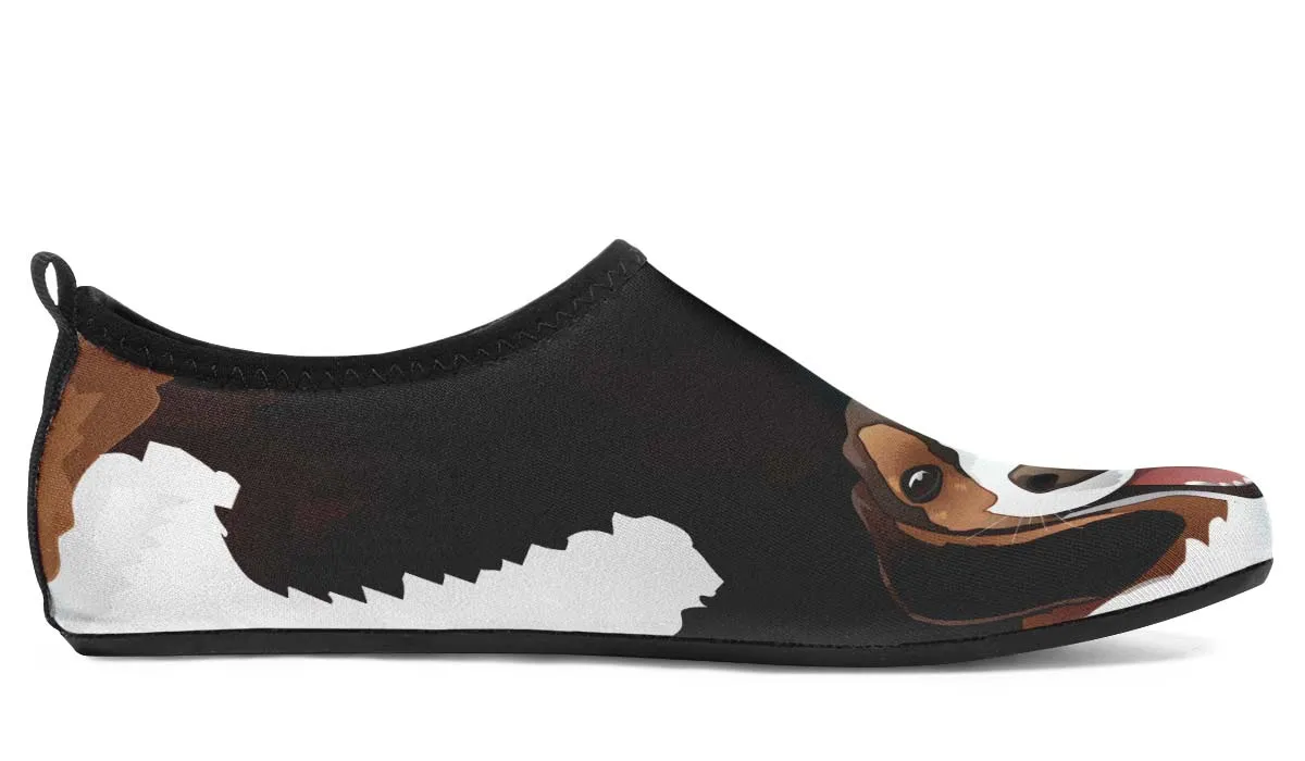 Real Beagle Dog Aqua Barefoot Shoes
