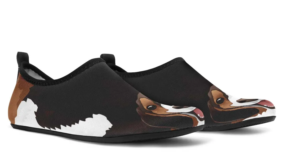 Real Beagle Dog Aqua Barefoot Shoes