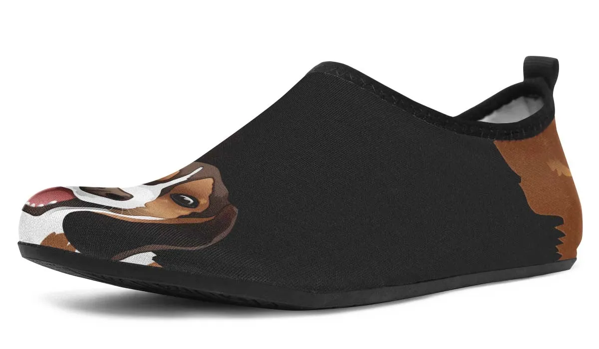 Real Beagle Dog Aqua Barefoot Shoes