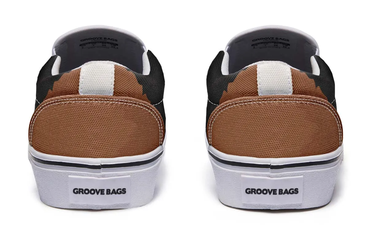 Real Beagle Dog Slip-On Shoes