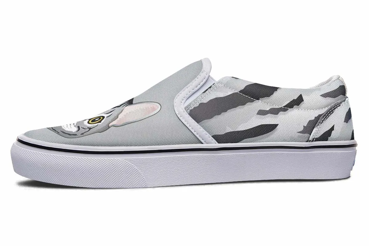 Real Bengal Cat Slip-On Shoes