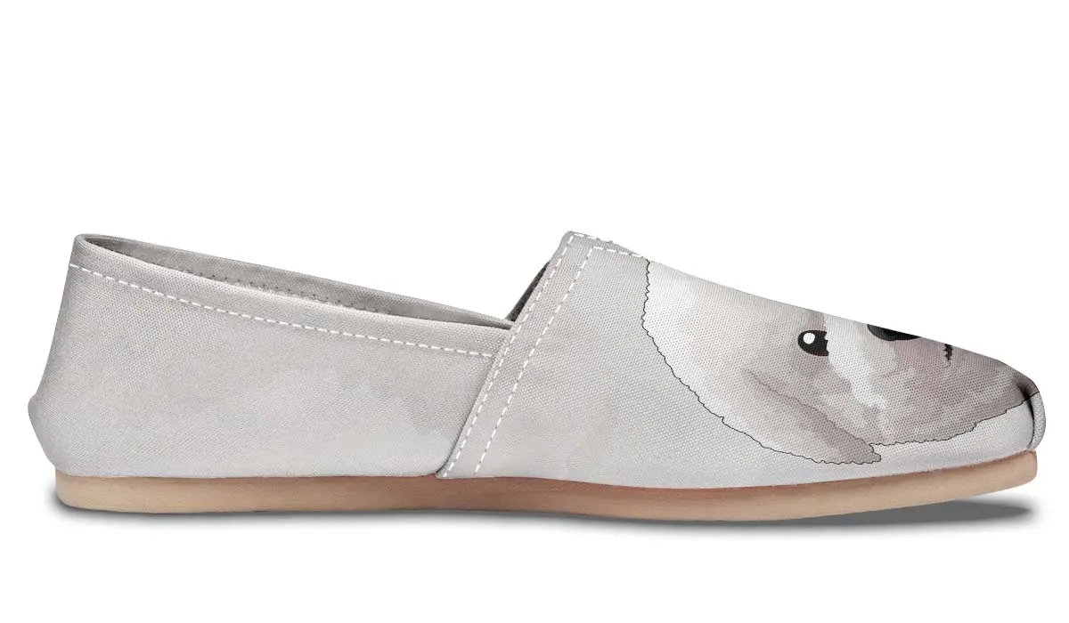 Real Bichon Frise Casual Shoes