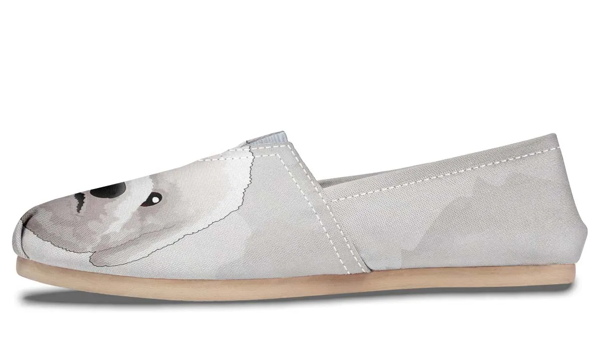 Real Bichon Frise Casual Shoes