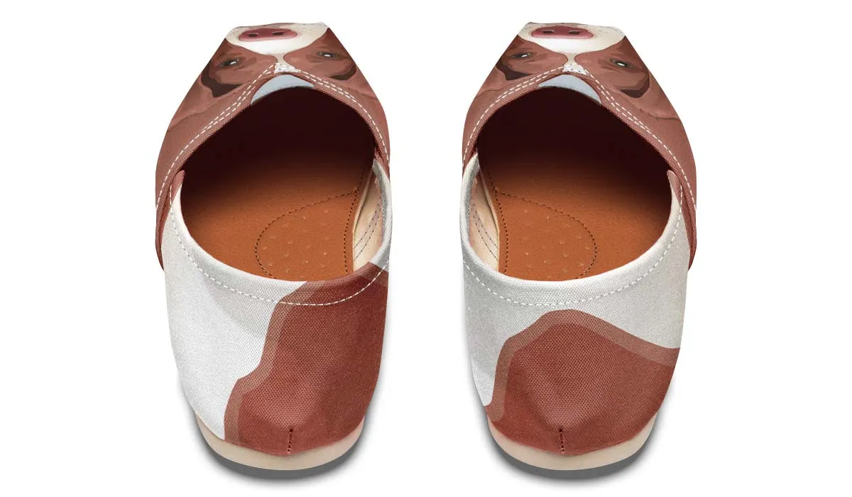 Real Brittany Spaniel Casual Shoes