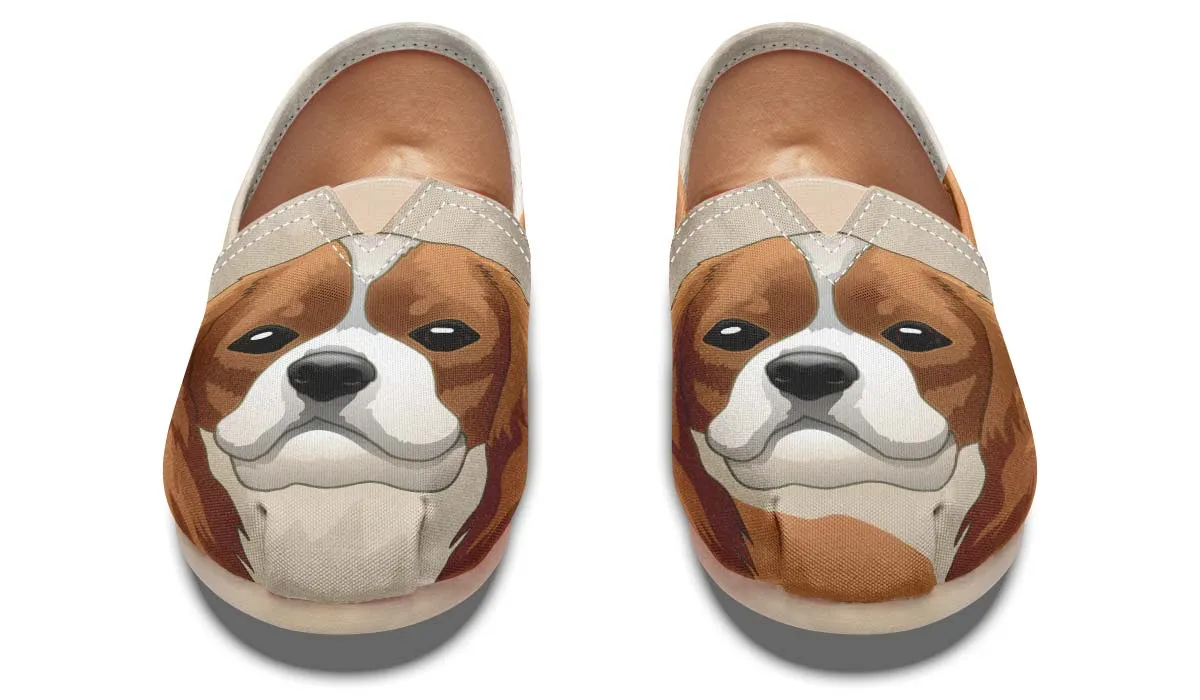 Real Cavalier King Charles Tan Casual Shoes