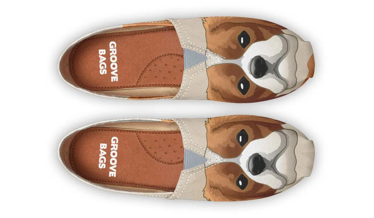 Real Cavalier King Charles Tan Casual Shoes