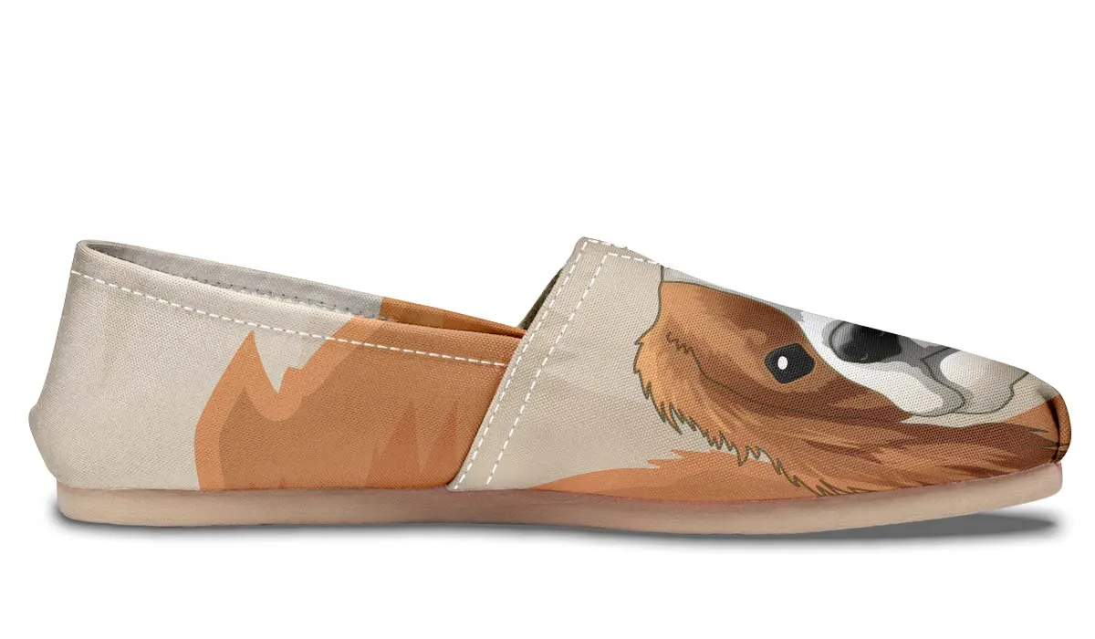 Real Cavalier King Charles Tan Casual Shoes