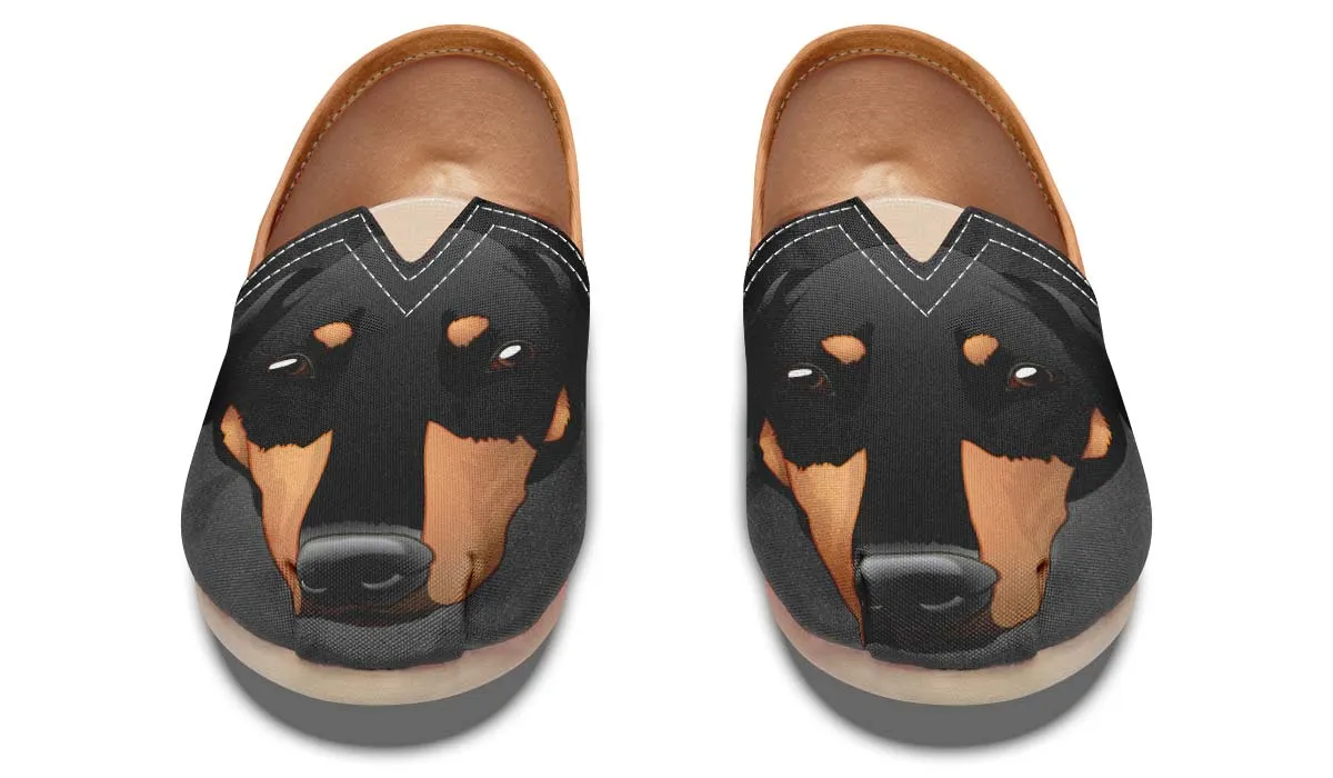 Real Doberman Pincher Casual Shoes
