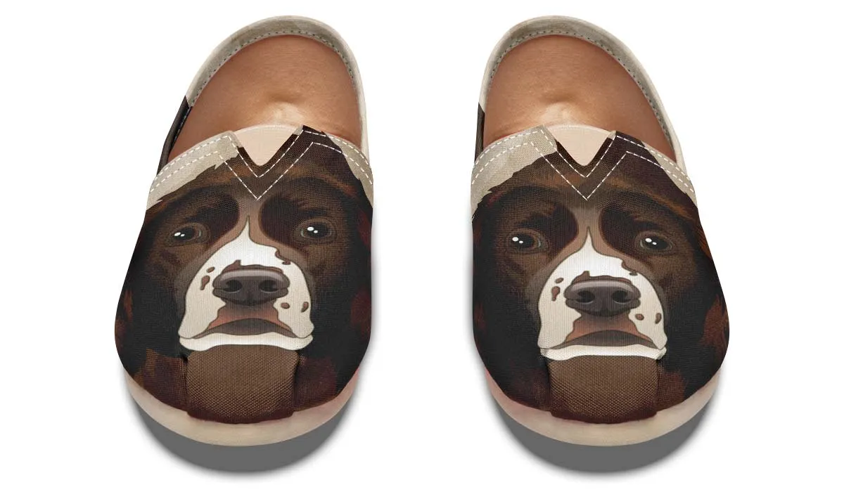Real English Springer Spaniel Casual Shoes