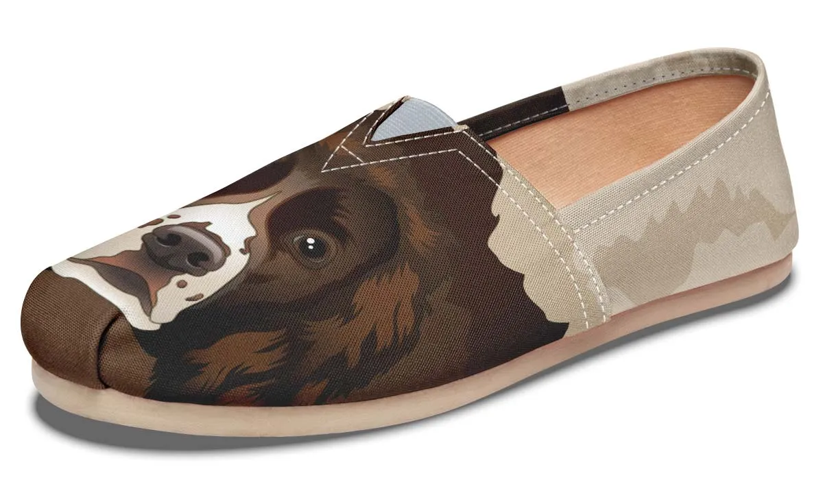 Real English Springer Spaniel Casual Shoes