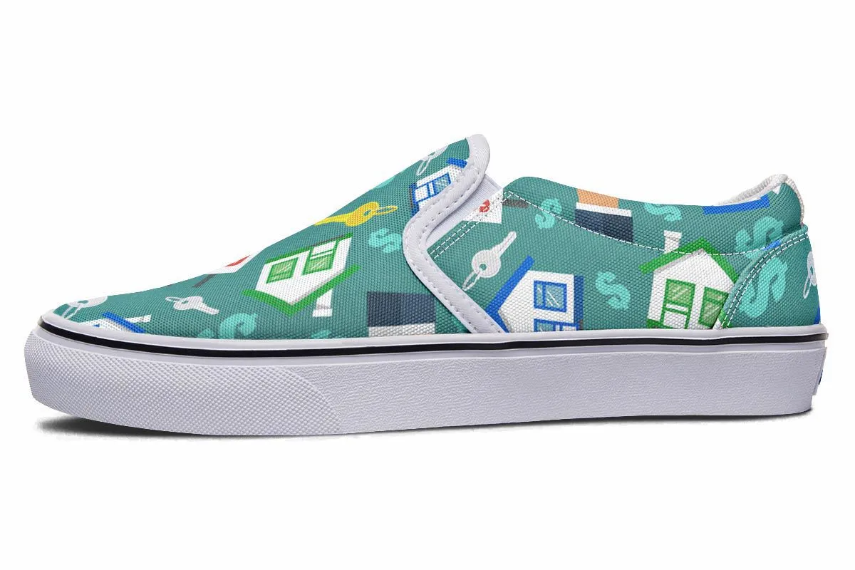 Real Estate Agent Slip-On Shoes