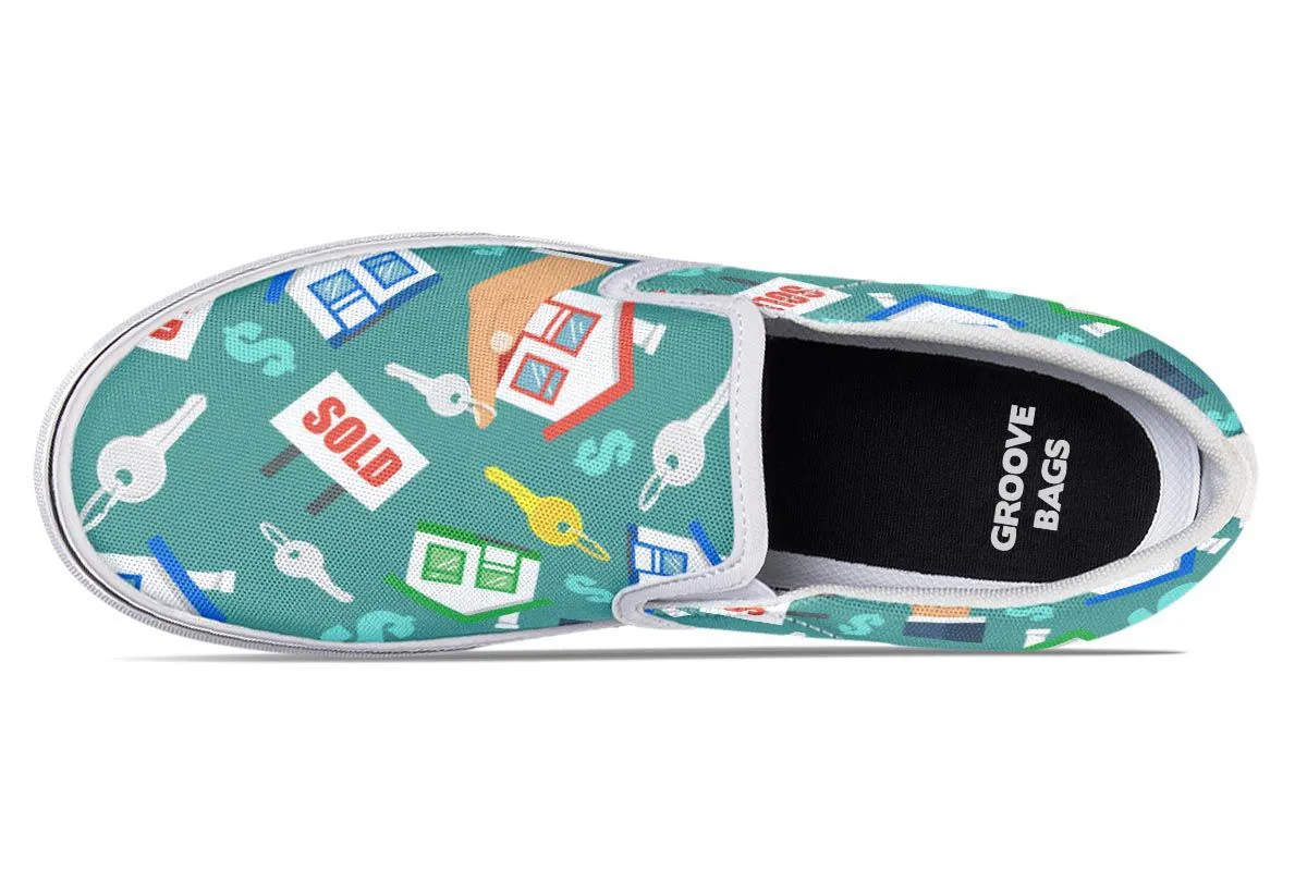 Real Estate Agent Slip-On Shoes