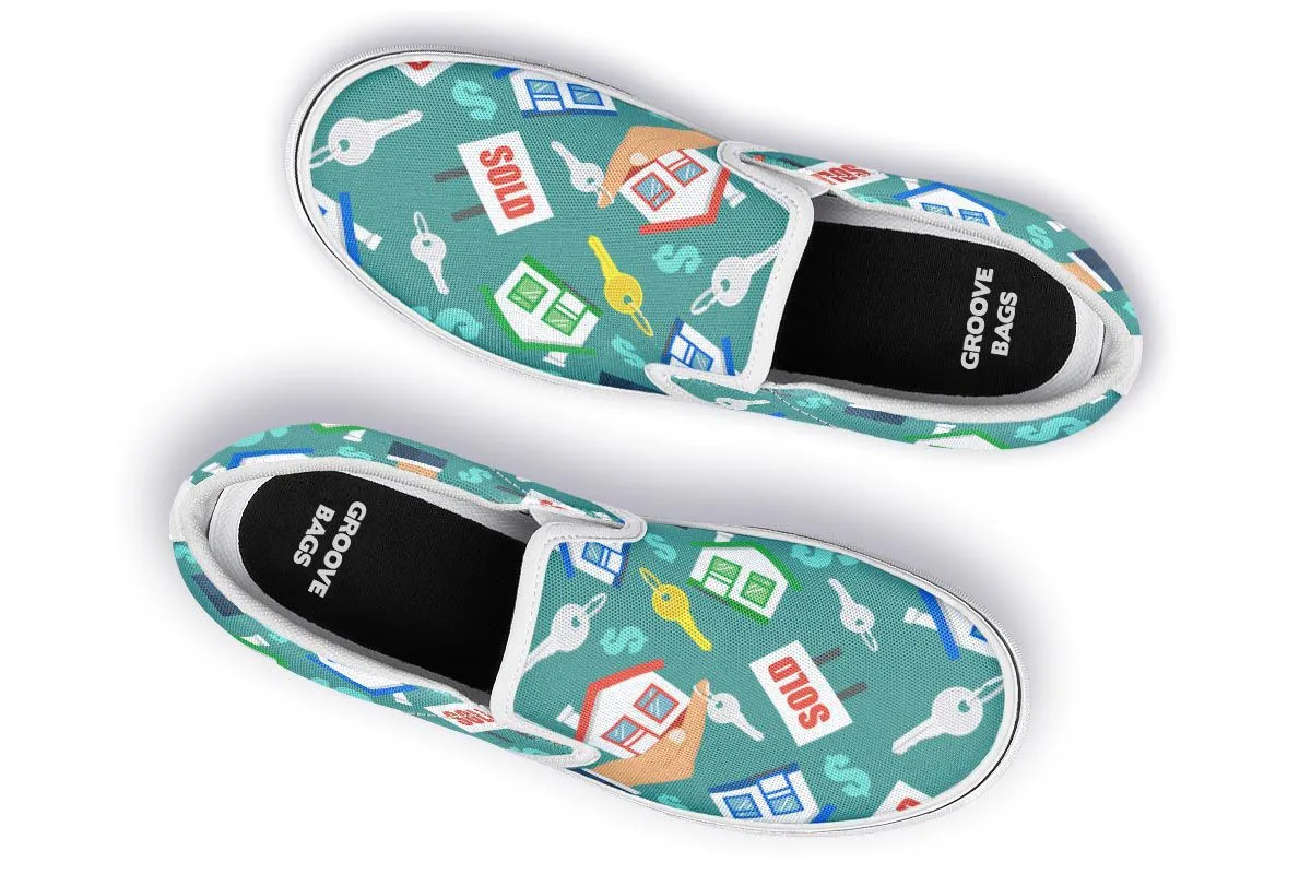 Real Estate Agent Slip-On Shoes