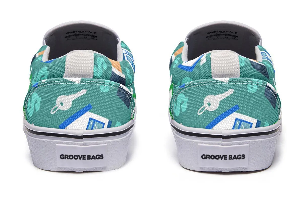 Real Estate Agent Slip-On Shoes