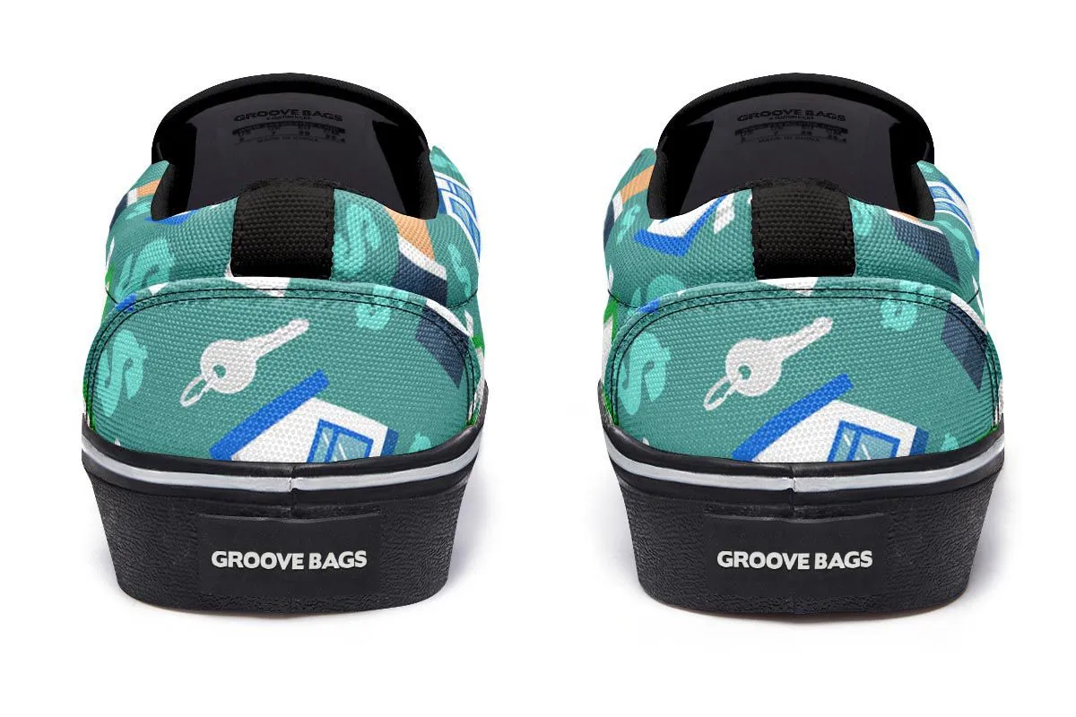 Real Estate Agent Slip-On Shoes