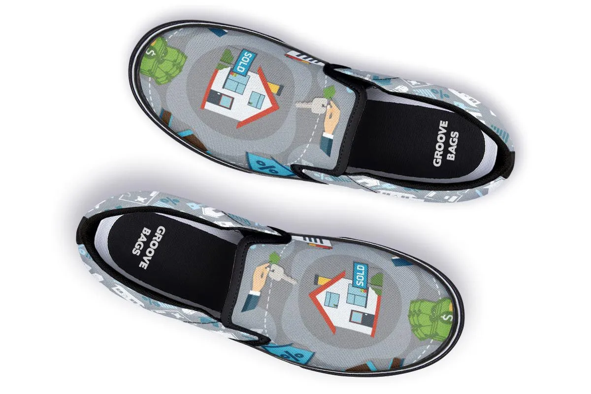 Real Estate Sold Slip-On Shoes
