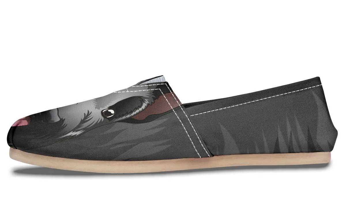 Real Scottish Terrier Casual Shoes