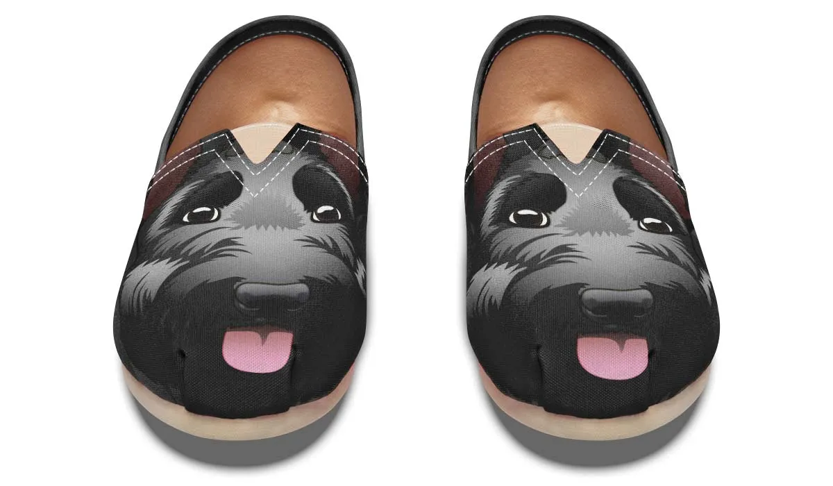 Real Scottish Terrier Casual Shoes