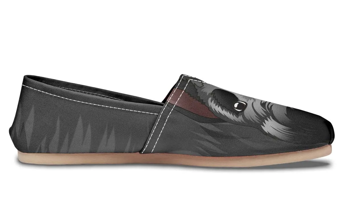 Real Scottish Terrier Casual Shoes