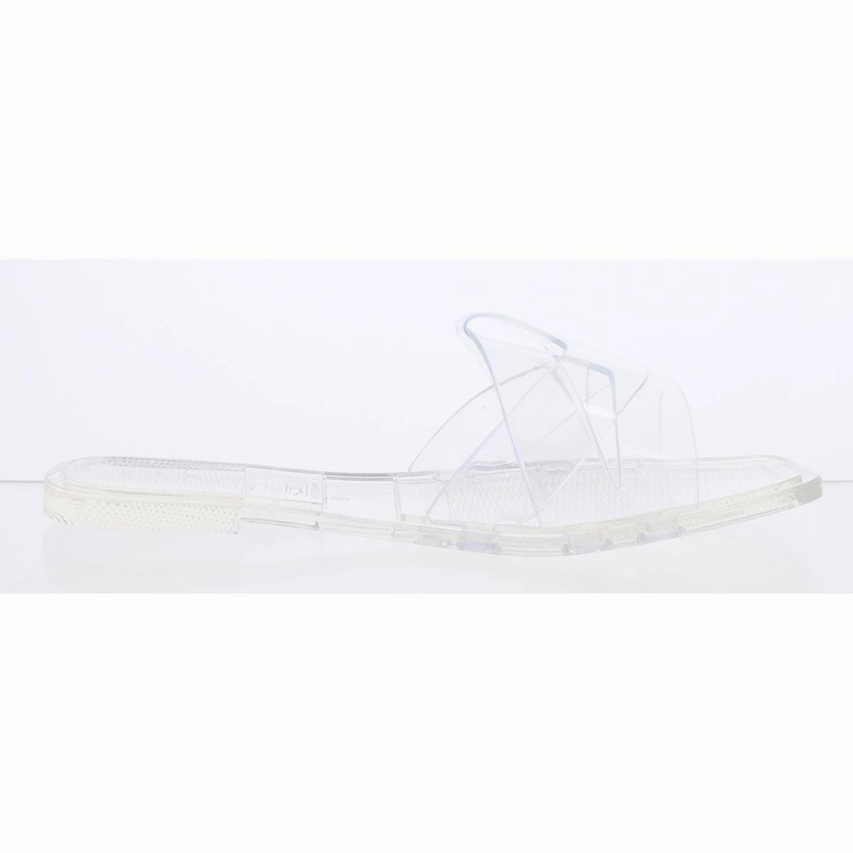 Reda Womens Slip On Square Toe Jelly Sandals