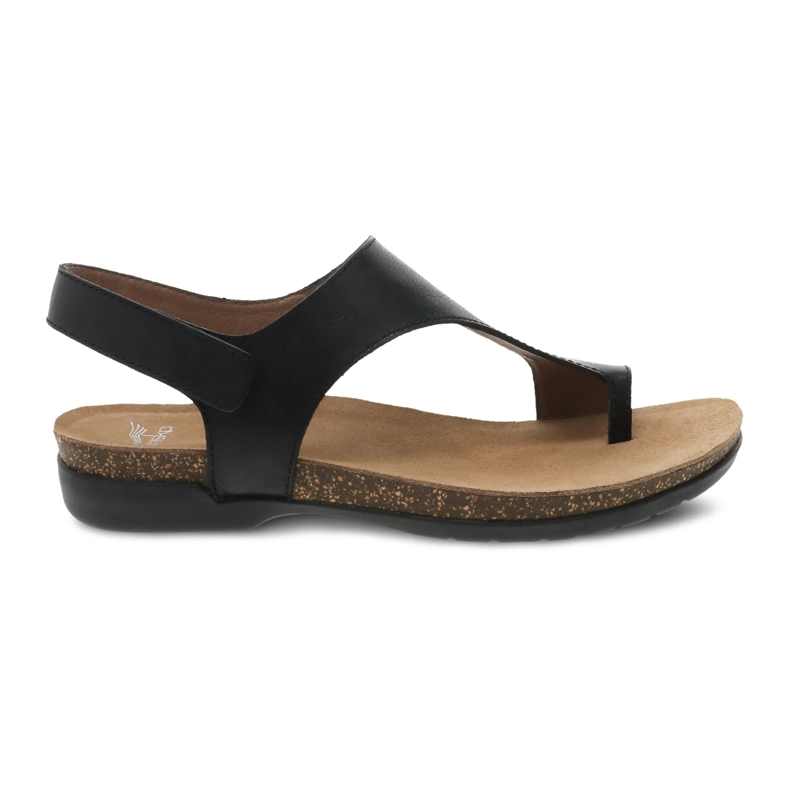 Reece T-Strap Slingback Sandal - Black