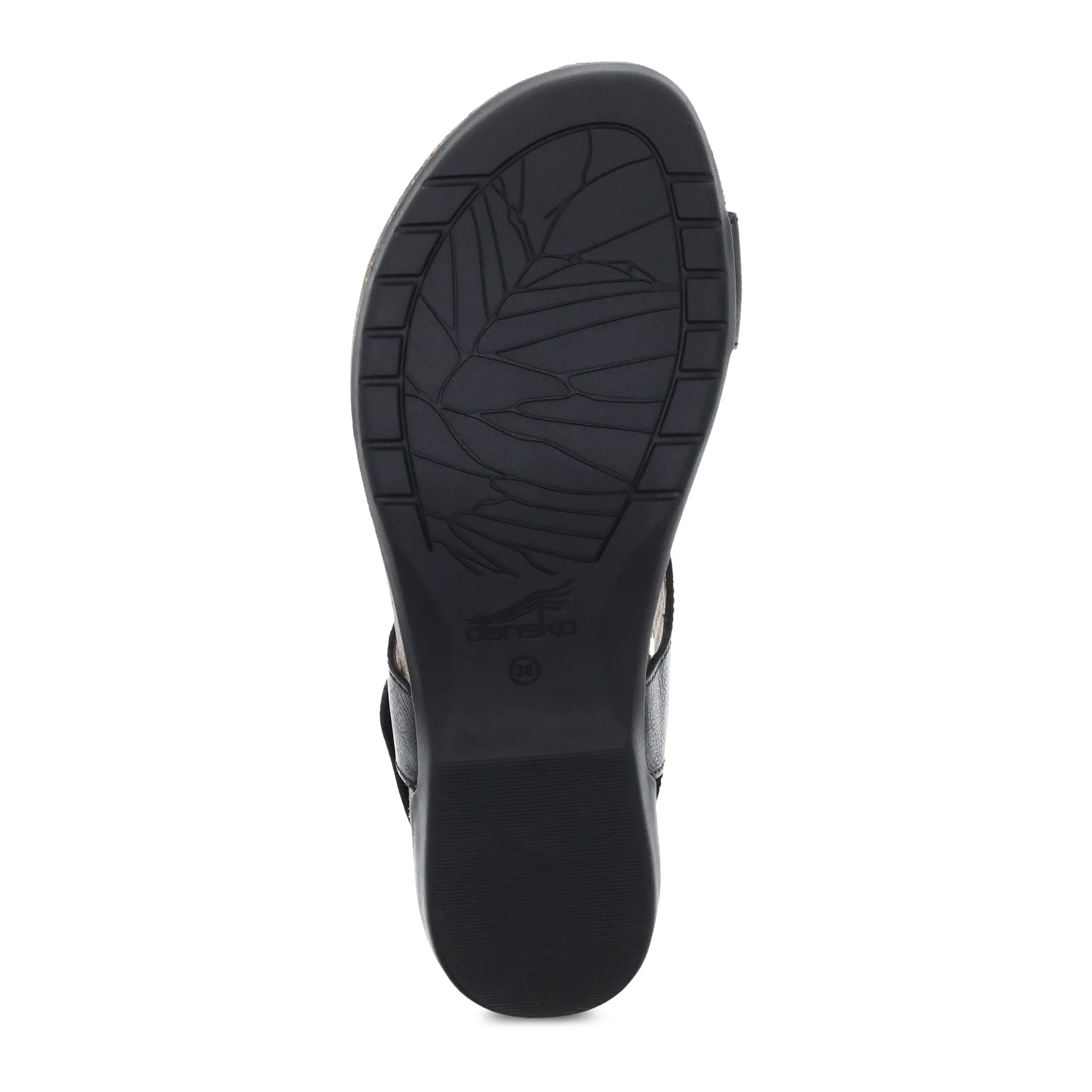 Reece T-Strap Slingback Sandal - Black