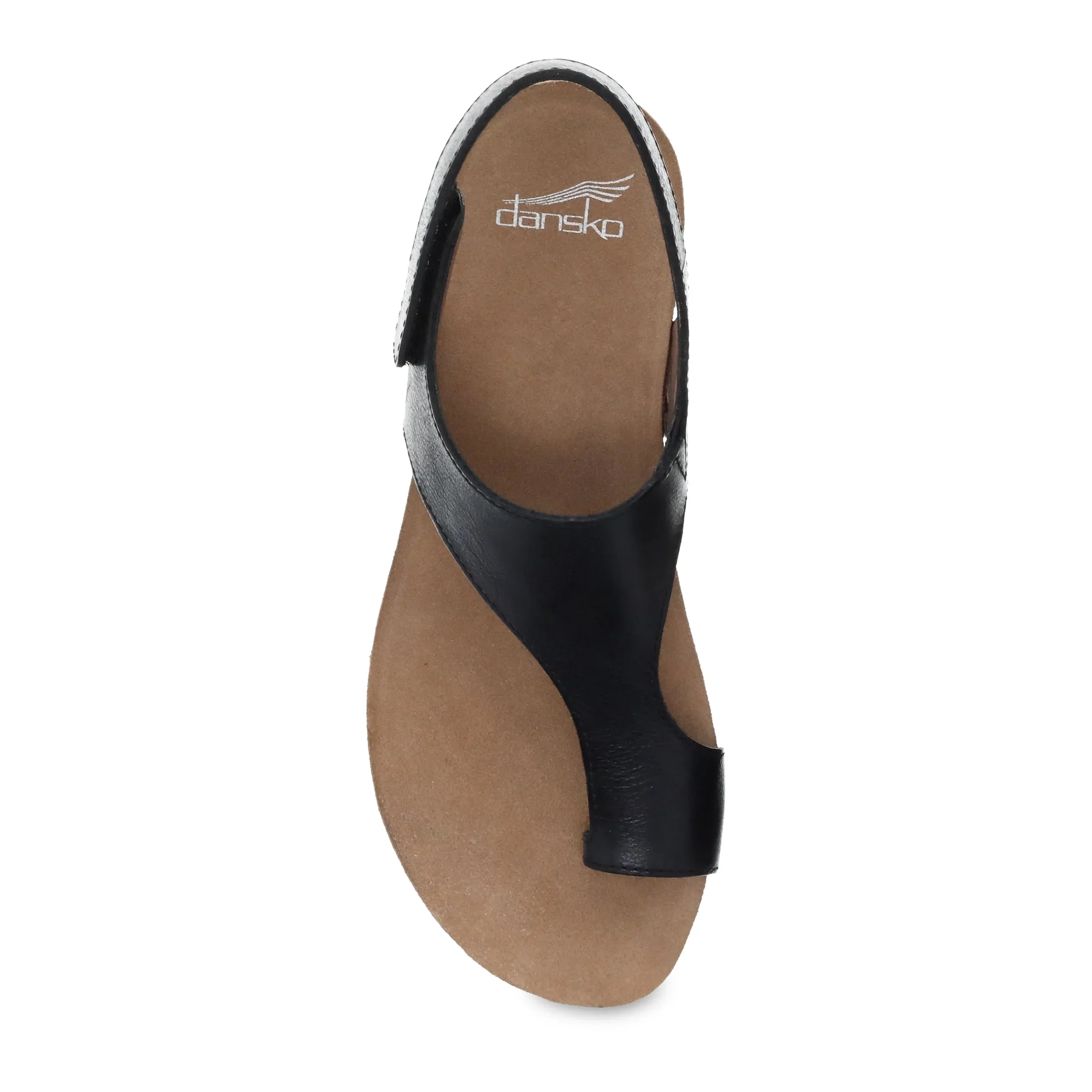 Reece T-Strap Slingback Sandal - Black