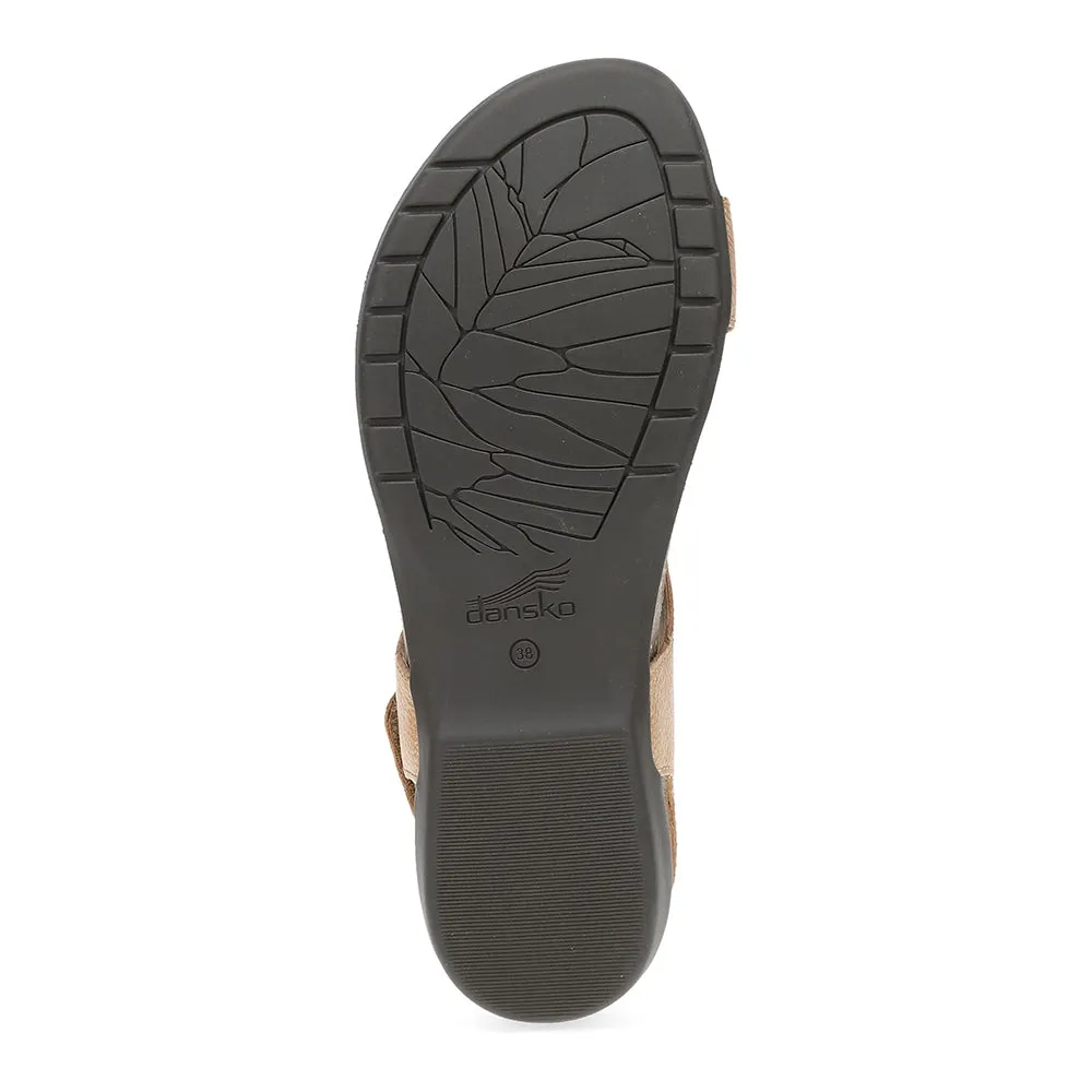 Reece T-Strap Slingback Sandal - Honey Distressed