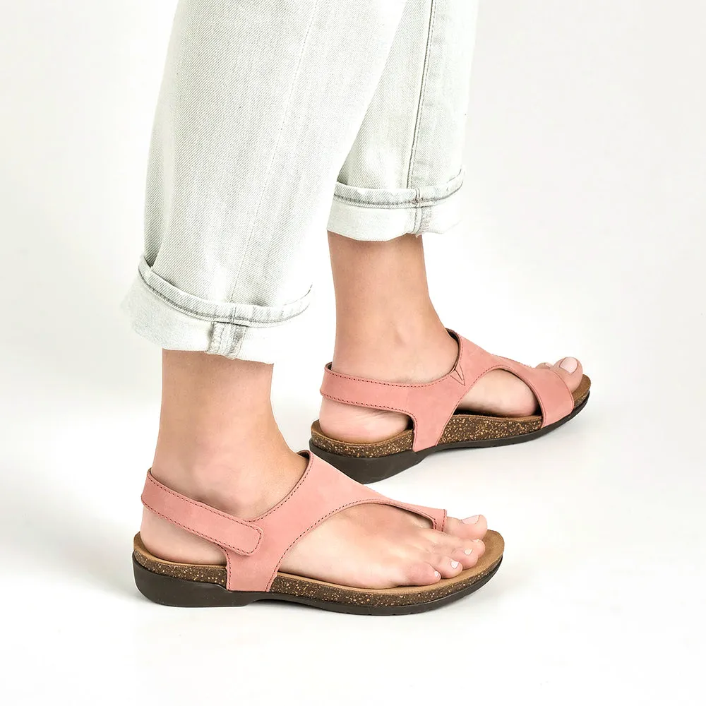 Reece T-Strap Slingback Sandal - Honey Distressed