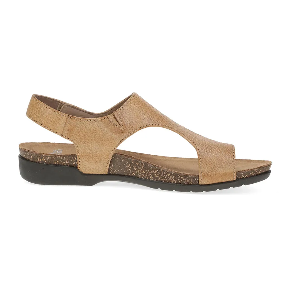 Reece T-Strap Slingback Sandal - Honey Distressed