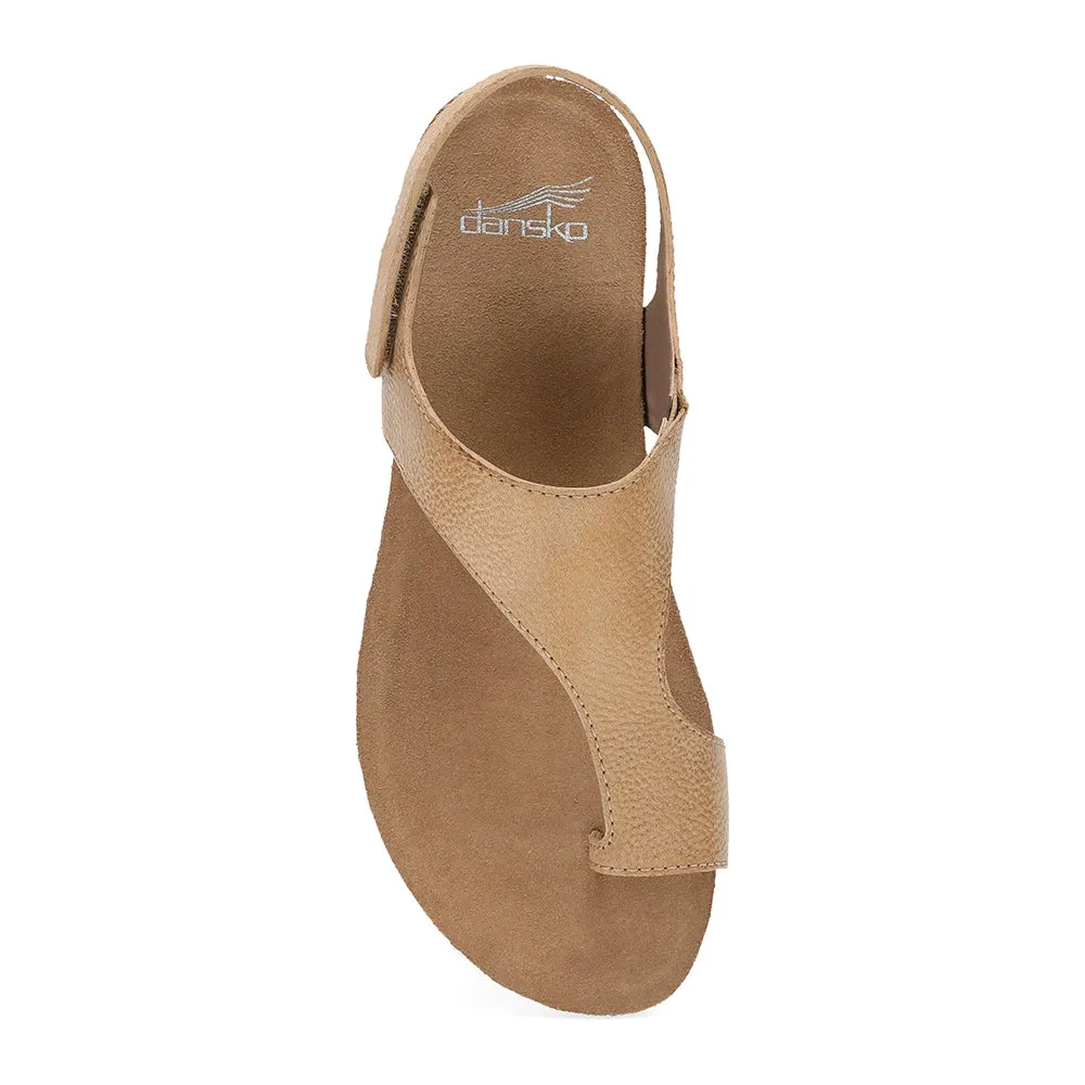 Reece T-Strap Slingback Sandal - Honey Distressed