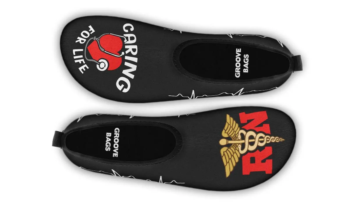 Registered Nurse Aqua Barefoot Shoes
