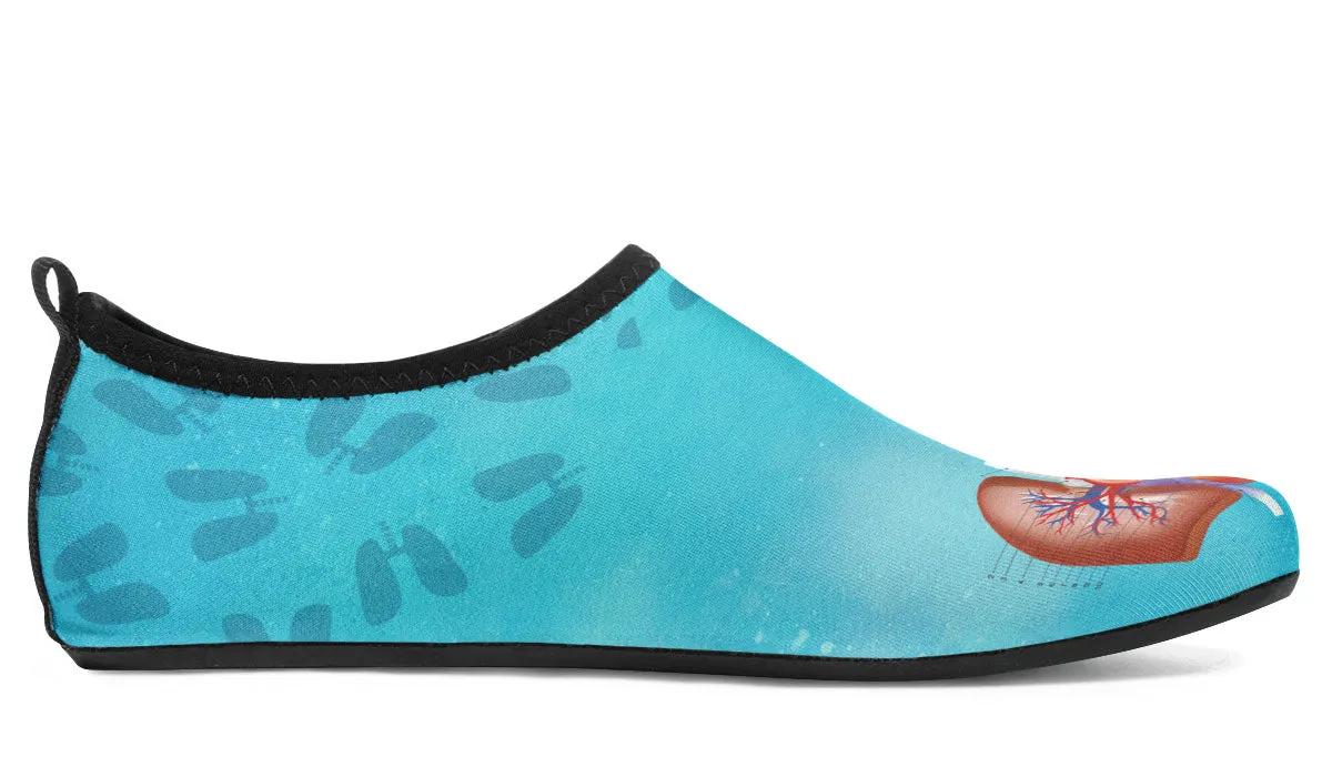 Respiratory System Aqua Barefoot Shoes